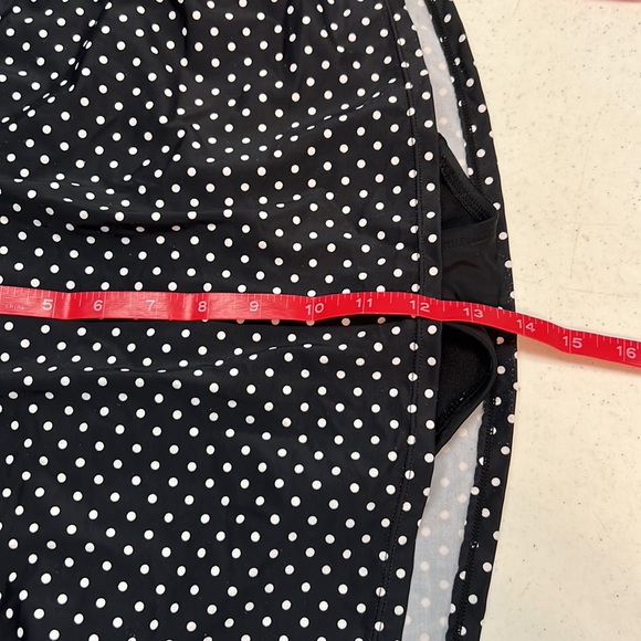 SWIM by Cacique Polka Dot Swim Skort - Picture 7 of 7